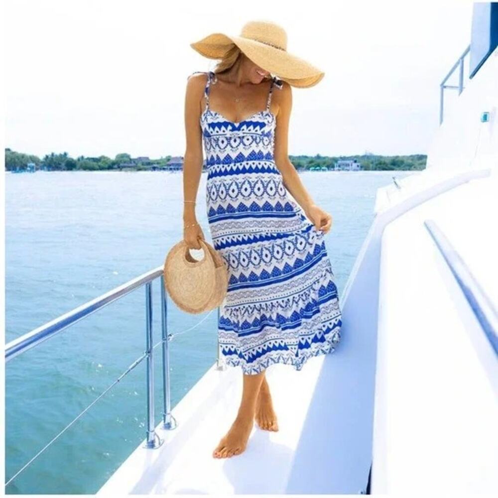 KENNY FLOWERS -NWT- Silk Espana Sweetheart Maxi Dress Limited Edition | S